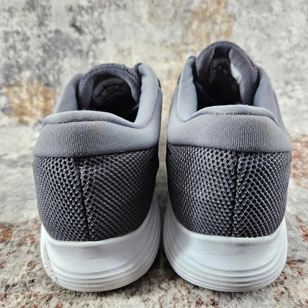 Nike Revolution 4 Running Shoes Mens 12 Grey‎ Black White 908988-010 Sneakers